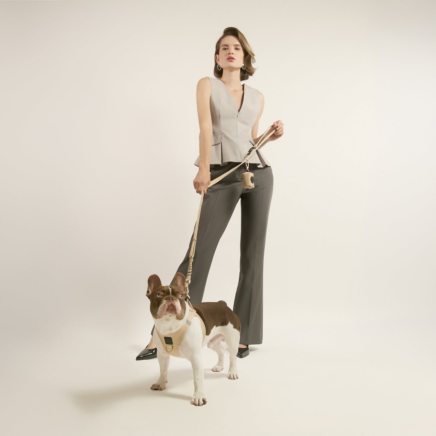 3-in-1 City Dog Leash - Dune