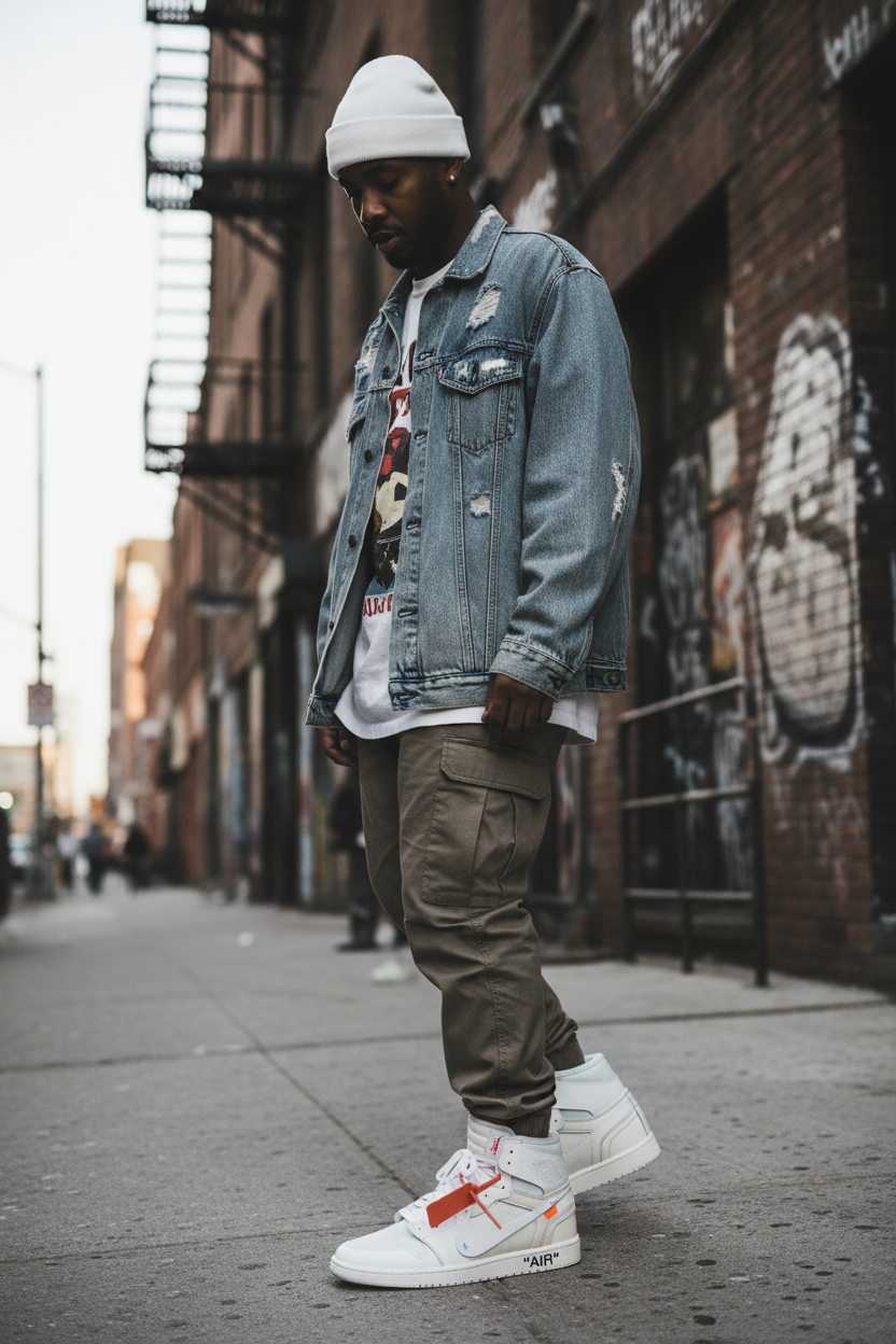 Off-White x Air Jordan 1 White Sample - On Feet