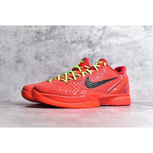 Nike Kobe 6 Protro "Reverse Grinch" — Bright Crimson / Electric Green / Black