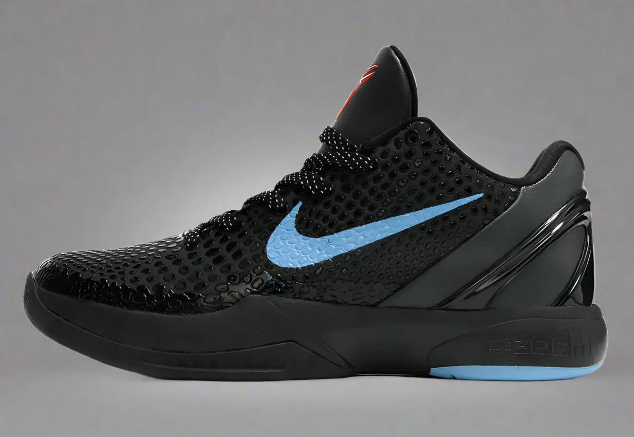 Nike Zoom Kobe 6 "Dark Knight" 2011 — Dark Grey / Black / Blue Glow
