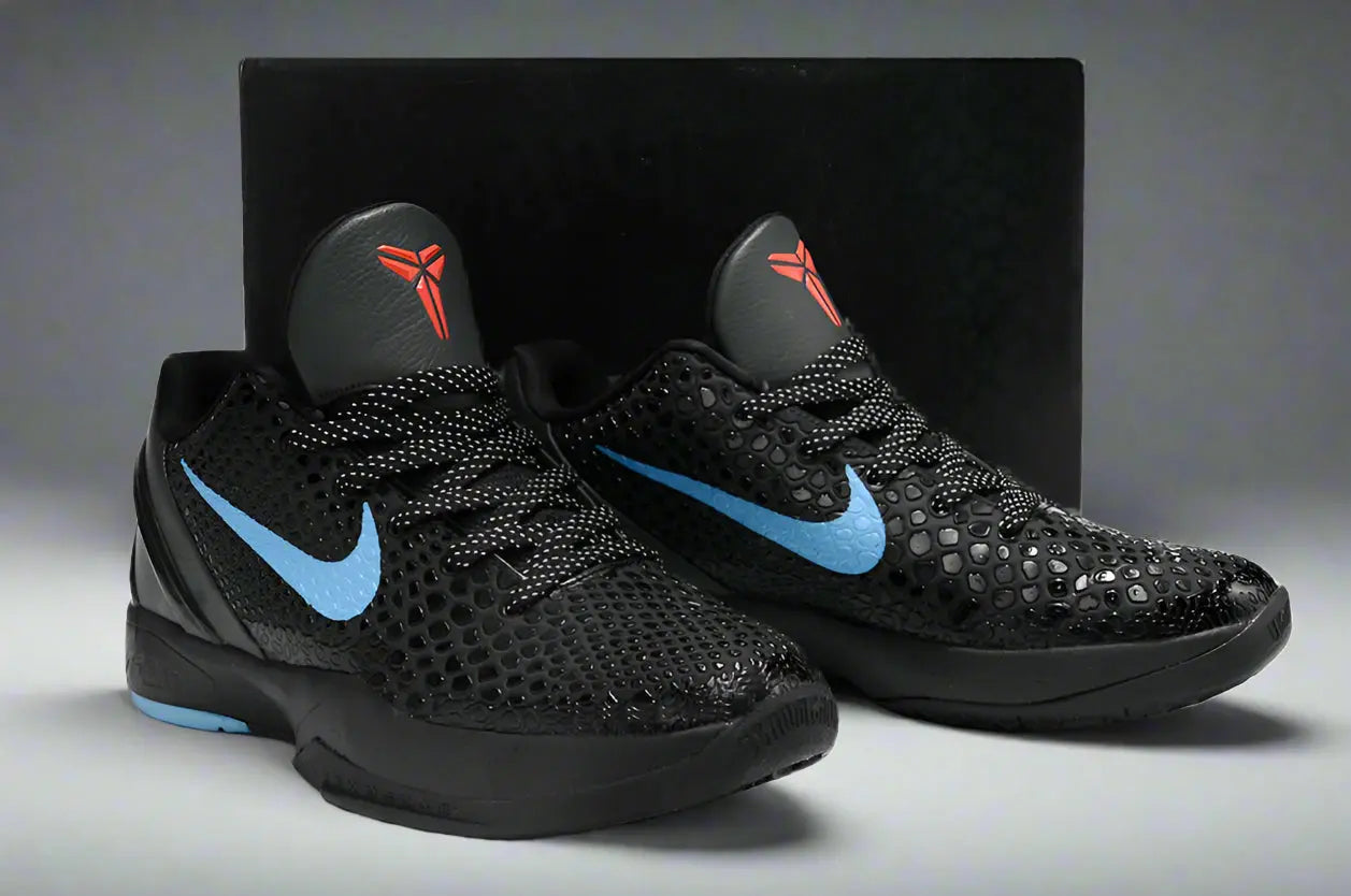 Nike Zoom Kobe 6 "Dark Knight" 2011 — Dark Grey / Black / Blue Glow