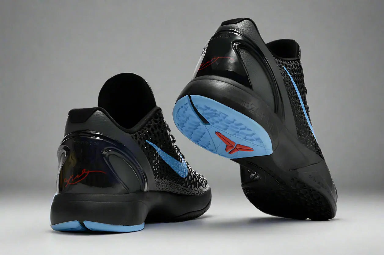 Nike Zoom Kobe 6 "Dark Knight" 2011 — Dark Grey / Black / Blue Glow