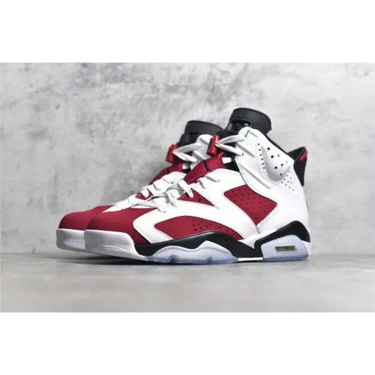 Air Jordan 6 Retro "Carmine" 2021 — White / Carmine / Black