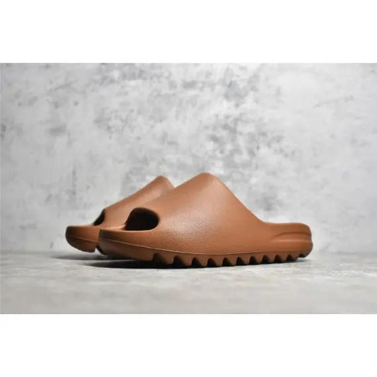 Adidas Yeezy Slide "Flax" — Dark Beige / Tonal