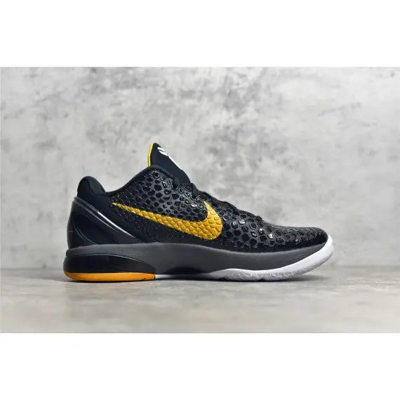 Nike Kobe 6 Protro "Black Del Sol" (Black Mamba) — Black / Del Sol / White