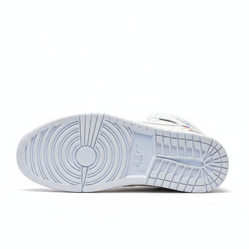 Off-White x Air Jordan 1 White Sample - Sole View